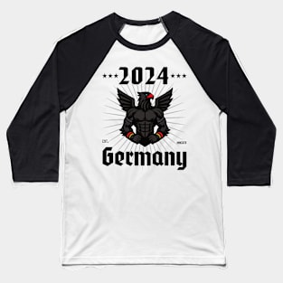 Cool Germany design with the muscular federal eagle Baseball T-Shirt